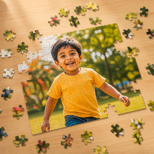 Personalized A4 Jigsaw Puzzle (120 Pieces)