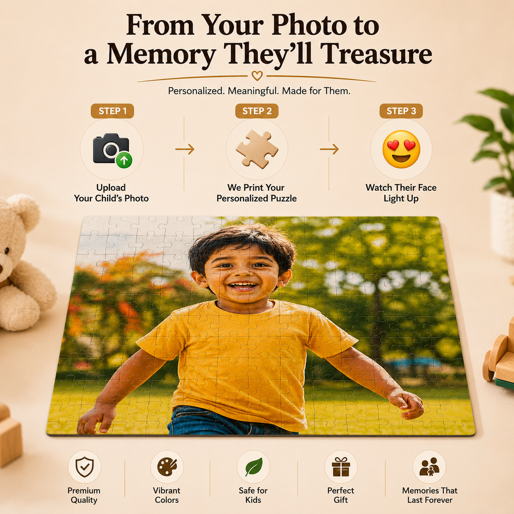 Personalized A4 Jigsaw Puzzle (120 Pieces)